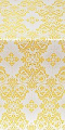 Sloutsk metallic brocade (white/gold)