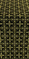 Lyubava metallic brocade (black/gold)