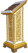 Church lecterns: Lavra-2 carved lectern - G