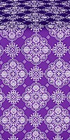 Pochaev Posad silk (rayon brocade) (violet/silver)
