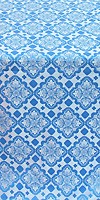 Souzdal silk (rayon brocade) (blue/silver)
