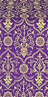 Prestol metallic brocade (violet/gold)