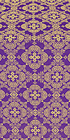 Kolomna posad silk (rayon brocade) (violet/gold)