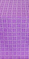 Stone Flower metallic brocade (violet/silver)