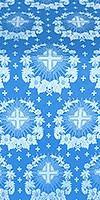 Nativity Star metallic brocade (blue/silver)