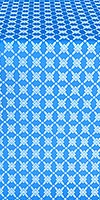 Snowflake silk (rayon brocade) (blue/silver)