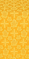 Ajur Cross silk (rayon brocade) (yellow/gold)