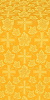 Ajur Cross metallic brocade (yellow/gold)