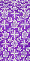 Ajur Cross silk (rayon brocade) (violet/silver)