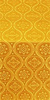 Byzantine silk (rayon brocade) (yellow/gold)