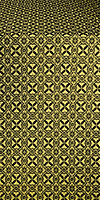 Elets silk (rayon brocade) (black/gold)