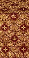 Kingdom silk (rayon brocade) (claret/gold)