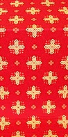 Ancient Byzantium metallic brocade (red/gold)