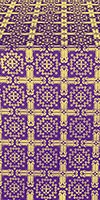 Ryazan metallic brocade (violet/gold)