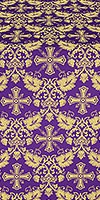 Koursk metallic brocade (violet/gold)