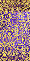 Arkhangelsk silk (rayon brocade) (violet/gold)