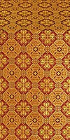 Pavlov Pokrov metallic brocade (claret/gold)