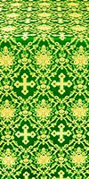 Vladimir Posad metallic brocade (green/gold)