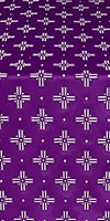 Bishop silk (rayon brocade) (violet/silver)