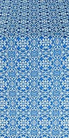 Dormition metallic brocade (blue/silver)