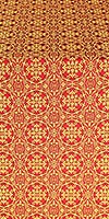 Dormition metallic brocade (red/gold)