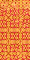 Sebastian metallic brocade (red/gold)