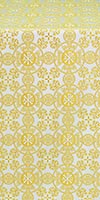 Sebastian metallic brocade (white/gold)