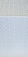 Lyubava silk (rayon brocade) (white/silver)