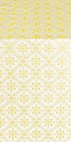 Lavra metallic brocade (white/gold)