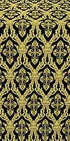 Korona metallic brocade (black/gold)