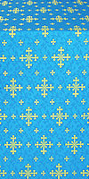 Belozersk metallic brocade (blue/gold)
