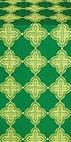 Kolomna metallic brocade (green/gold)