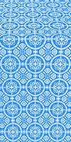 Posad metallic brocade (blue/silver)