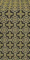 Old-Greek metallic brocade (black/gold)