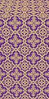 Old-Greek silk (rayon brocade) (violet/gold)