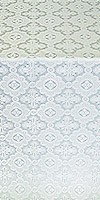 Old-Greek silk (rayon brocade) (white/silver)