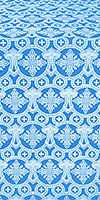 Czar's Cross metallic brocade (blue/silver)