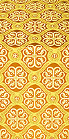 Poutivl' silk (rayon brocade) (yellow/gold)