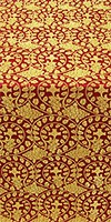 Theophania metallic brocade (red/gold)