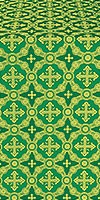 Gouslitsa metallic brocade (green/gold)