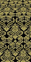 Cassowary metallic brocade (black/gold)