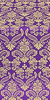 Cassowary metallic brocade (violet/gold)