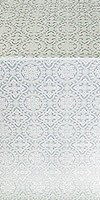 Salim metallic brocade (white/silver)