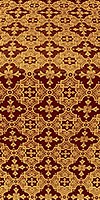 Piligrim metallic brocade (claret/gold)