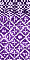 Polistavrion metallic brocade (violet/silver)