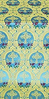 Brabant metallic brocade (blue/gold)