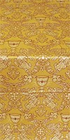 Greek Chalice metallic brocade (yellow/gold)