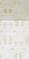 Repida metallic brocade (white/silver)