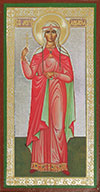 Religious icon: Holy Martyr Ludmila of Czech