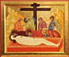Icon: the Deposition of Christ in the Tomb - V
